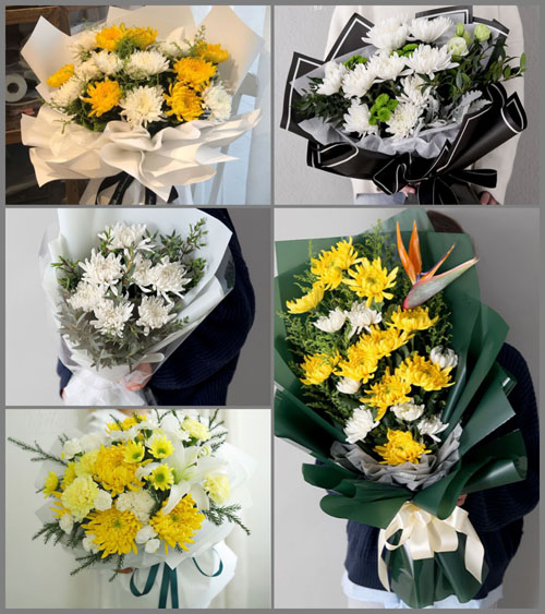 山西忻州原平市解村乡红花沟村白事花束代送